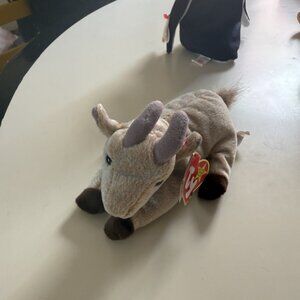 Ty Beanie Baby Goatee the Goat (1998) – Good Condition with Tags